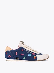 Kurt Geiger London Blue Islington Trainers - Image 1 of 4