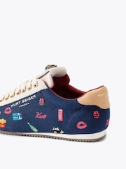 Kurt Geiger London Blue Islington Trainers - Image 2 of 4