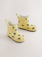 Yellow Polka Dot Chelsea Wellies - Image 1 of 5