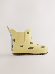 Yellow Polka Dot Chelsea Wellies - Image 2 of 5