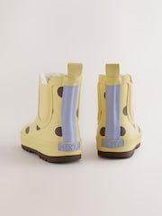 Yellow Polka Dot Chelsea Wellies - Image 4 of 5