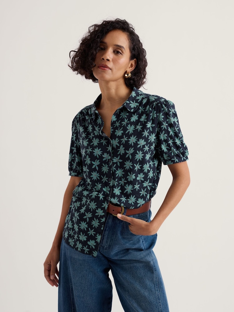 Seasalt Cornwall Blue Embrace Shirt - Image 1 of 5
