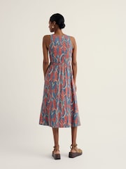 Seasalt Cornwall Blue Petite Porthmeor Wave Dress - Image 3 of 5