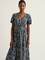 Seasalt Cornwall Blue Chateaux Dress - Image 3 of 5