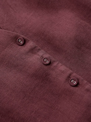 Seasalt Cornwall Brown Sleeveless Carved Wood Dress - Image 5 of 5