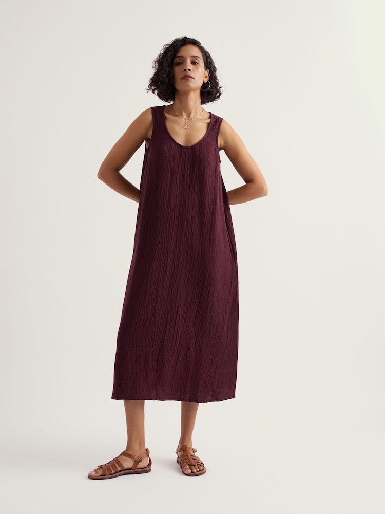 Seasalt Cornwall Brown Petite Helleborine Dress - Image 1 of 5 Seasalt Cornwall Brown Petite Helleborine Dress - Image 1 of 5