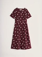 Seasalt Cornwall Brown Petite Tilly Dress - Image 4 of 5