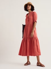 Seasalt Cornwall Orange Petite Feather Star Dress - Image 1 of 5