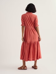 Seasalt Cornwall Orange Petite Feather Star Dress - Image 3 of 5