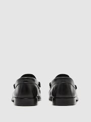 Reiss Ninety Leather Penny Loafers - Obraz 5 z 6