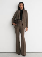 Black/Neutral - Reiss Παντελόνια gabi με φουντωτήρα - Εικόνα 1 από 7