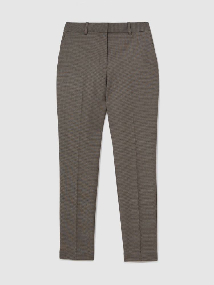 Reiss Black/Neutral Gabi Slim-Fit Suit Trousers - Image 2 of 6 Reiss Black/Neutral Gabi Slim-Fit Suit Trousers - Image 2 of 6