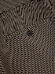 Reiss Black/Neutral Gabi Slim-Fit Suit Trousers - Image 6 of 6