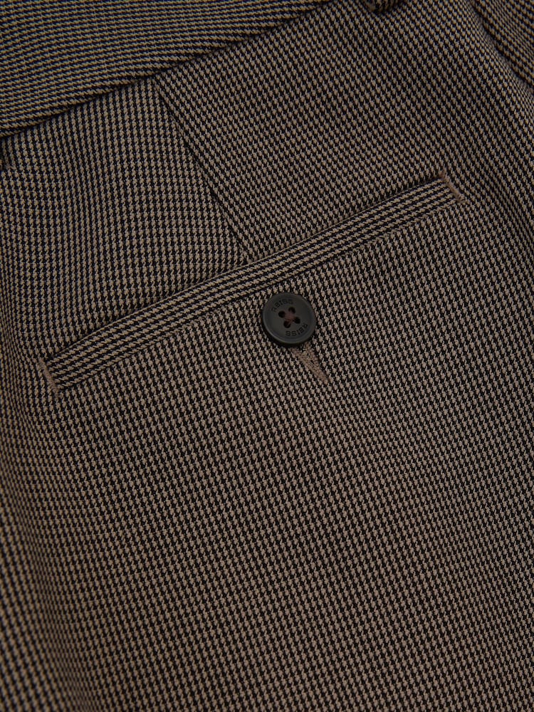 Reiss Black/Neutral Gabi Slim-Fit Suit Trousers - Image 6 of 6 Reiss Black/Neutral Gabi Slim-Fit Suit Trousers - Image 6 of 6