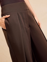 Friends Like These Brown Petite Barrel Trousers - Image 3 of 5