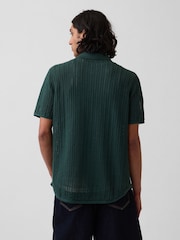 Gap Textured Relaxed Crochet Shirt - Imagen 2 de 8