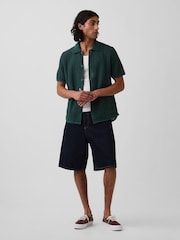 Gap Textured Relaxed Crochet Shirt - Imagen 3 de 8