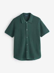 Gap Textured Relaxed Crochet Shirt - Imagen 4 de 8