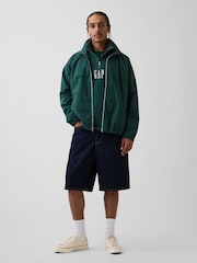 Gap Green Oversized Track Jacket - Image 4 of 5