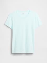 Gap Light Blue Favourite Crew Neck Short Sleeve T-Shirt - Image 5 of 5