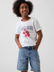 Blanco - Camiseta de manga corta con gráfico (4-13años) de Gap - Imagen 1 de 4