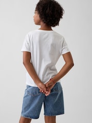Blanco - Camiseta de manga corta con gráfico (4-13años) de Gap - Imagen 2 de 4