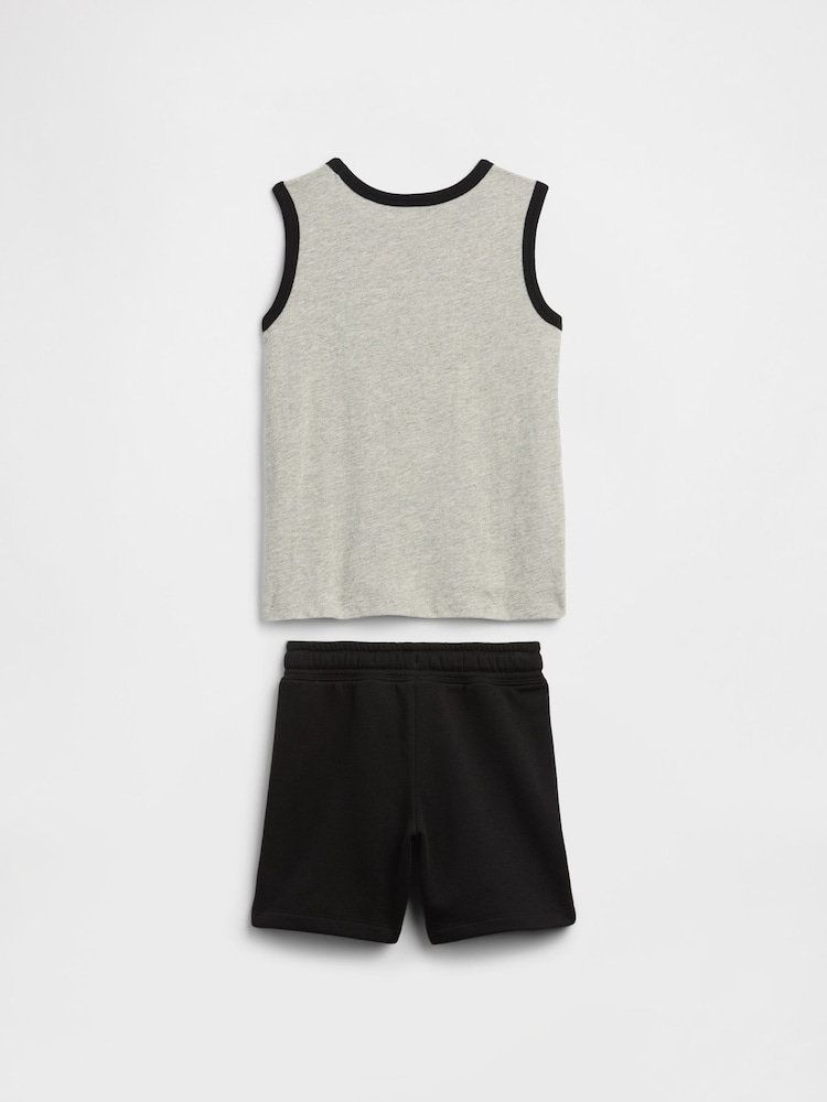 Gap Black Lightning McQueen Two-Piece Tank Top Outfit Set (6mths-5yrs) - Image 2 of 3