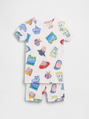 Gap Pink Minions Graphic Short Sleeve T-Shirt (6mths-5yrs) - Image 1 of 4