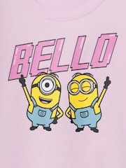 Gap Pink Minions Graphic Short Sleeve T-Shirt (6mths-5yrs) - Image 4 of 4