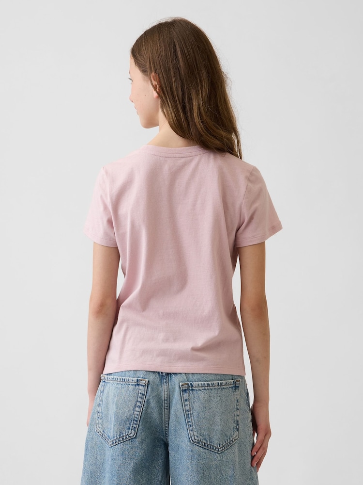 Chat rose - Gap T-shirt graphique à manches courtes (4-13 ans) - Image 2 de 4