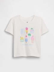 Gap Ice Cream Graphic Short Sleeve T-Shirt (6mths-5yrs) - Image 1 of 2