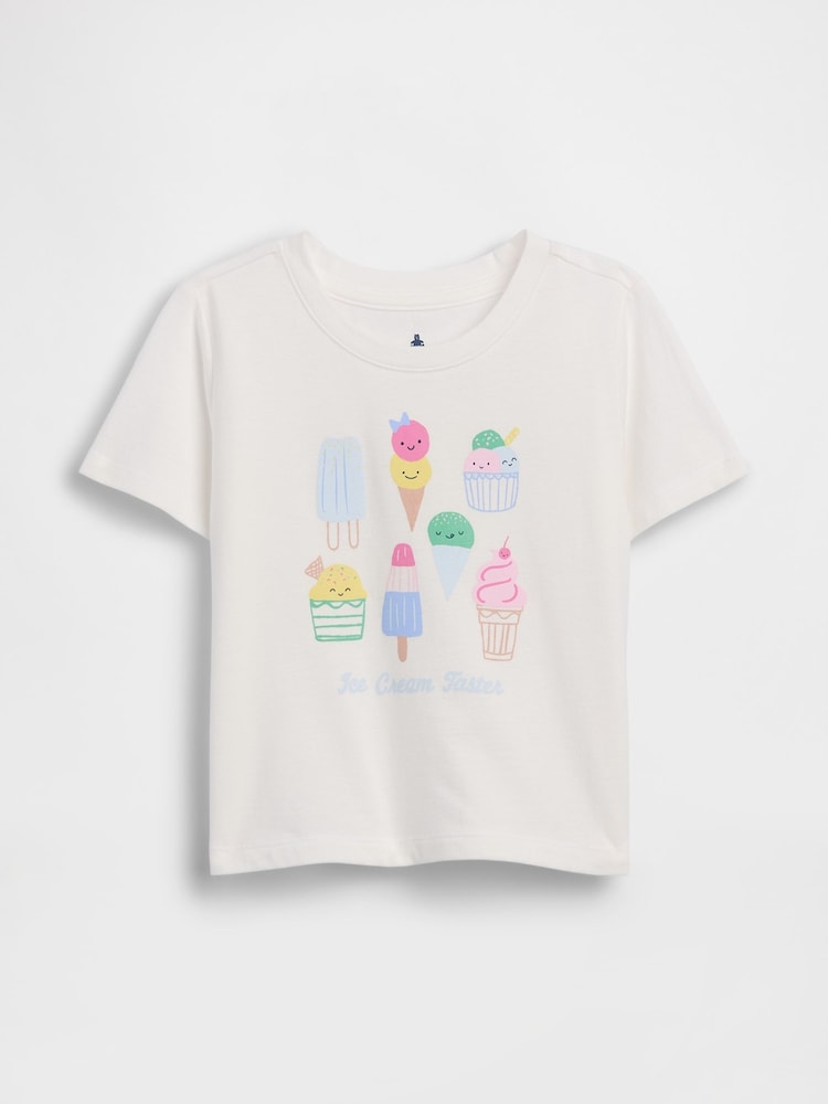 Gap Ice Cream Graphic Short Sleeve T-Shirt (6mths-5yrs) - Image 1 of 2 Gap Ice Cream Graphic Short Sleeve T-Shirt (6mths-5yrs) - Image 1 of 2