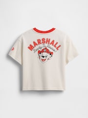 Gap White Paw Patrol Oversized Graphic Short Sleeve T-Shirt (6mths-5yrs) - Image 2 of 2