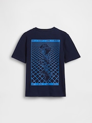 Blue Gaming Graphic Short Sleeve T-Shirt (4-13yrs) - Image 2 of 3