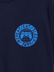 Blue Gaming Graphic Short Sleeve T-Shirt (4-13yrs) - Image 3 of 3