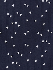 Gap Navy Heart Pointelle Cami Top (6mths-5yrs) - Image 3 of 3