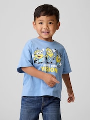 Azul - Gap Minions Oversized Graphic T-Shirt (6mths-5yrs) - Imagen 1 de 3
