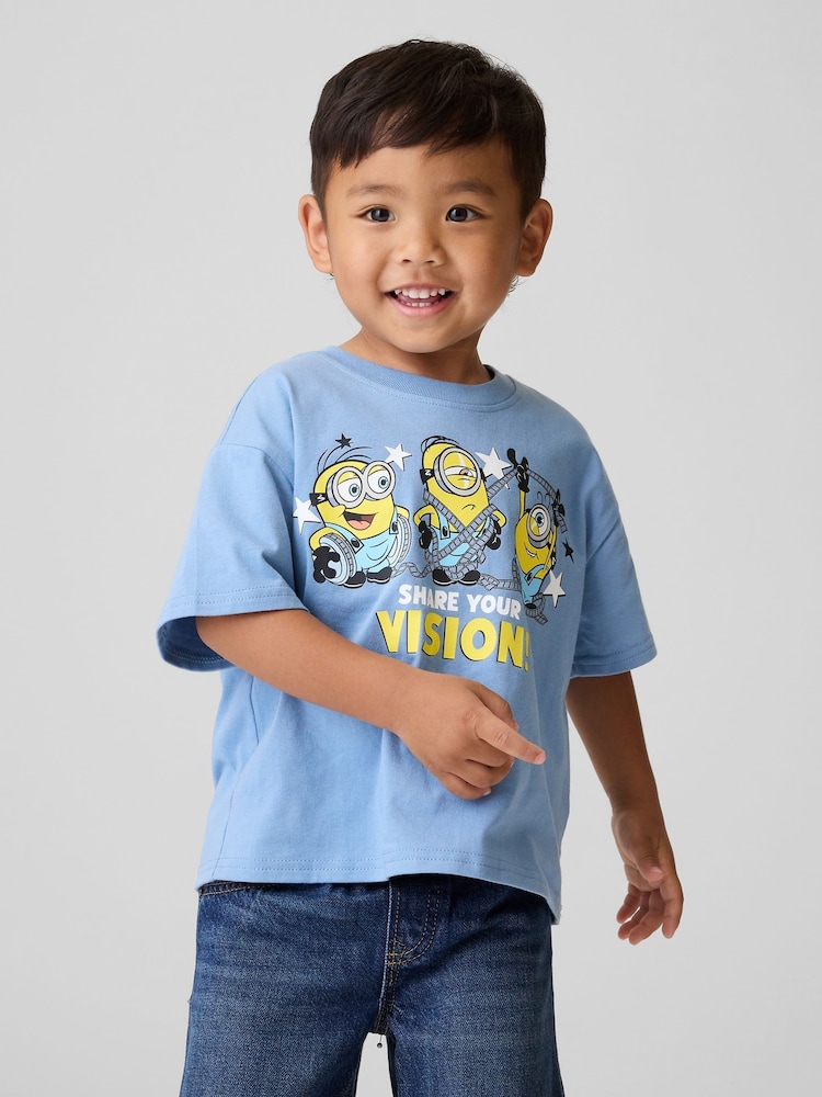 Azul - Gap Minions Oversized Graphic T-Shirt (6mths-5yrs) - Imagen 1 de 3