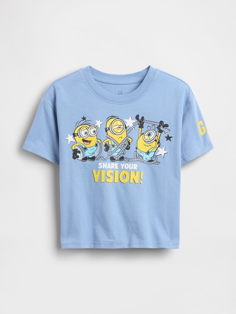Azul - Gap Minions Oversized Graphic T-Shirt (6mths-5yrs) - Imagen 2 de 3