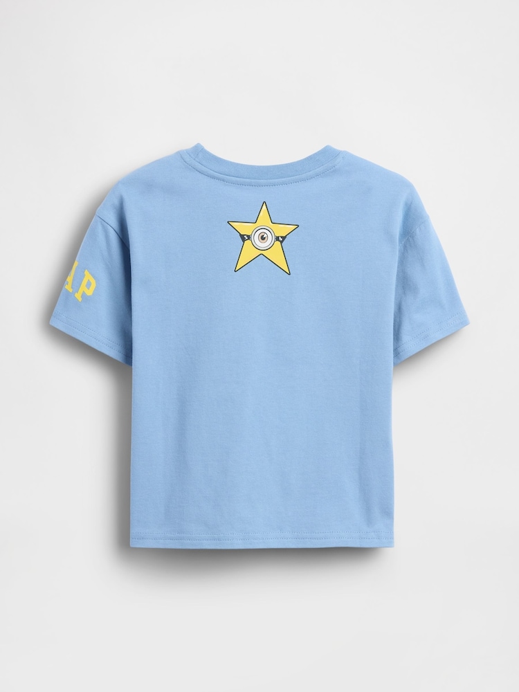 Azul - Gap Minions Oversized Graphic T-Shirt (6mths-5yrs) - Imagen 3 de 3