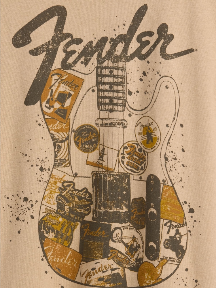 Gap Brown Guitar Relaxed Graphic Short Sleeve T-Shirt (4-13yrs) - Image 3 of 3 Gap Brown Guitar Relaxed Graphic Short Sleeve T-Shirt (4-13yrs) - Image 3 of 3