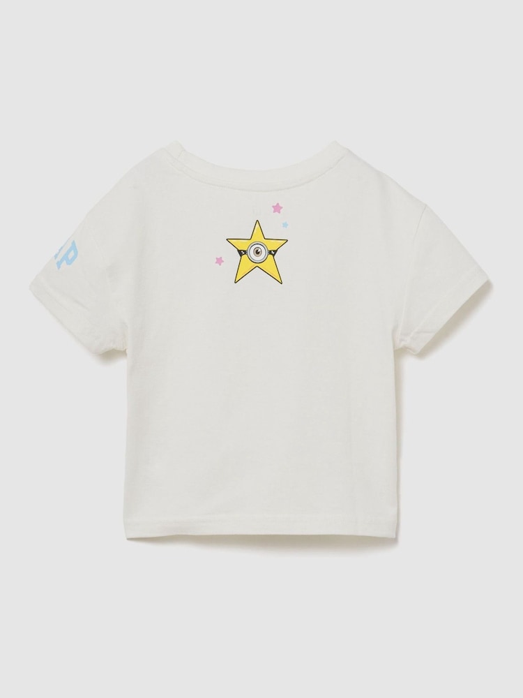 Gap Cream Minions Graphic Short Sleeve T-Shirt (6mths-5yrs) - Image 2 of 5 Gap Cream Minions Graphic Short Sleeve T-Shirt (6mths-5yrs) - Image 2 of 5