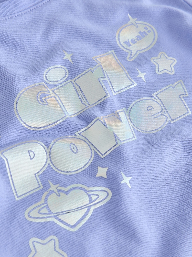 Indigo clai - Gap T-shirt graphique à manches courtes (4-13 ans) - Image 4 de 4
