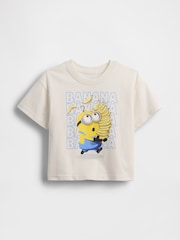 Crema - Gap Oversized Graphic Short Sleeve T-Shirt (6mths-5yrs) - Imagen 1 de 3
