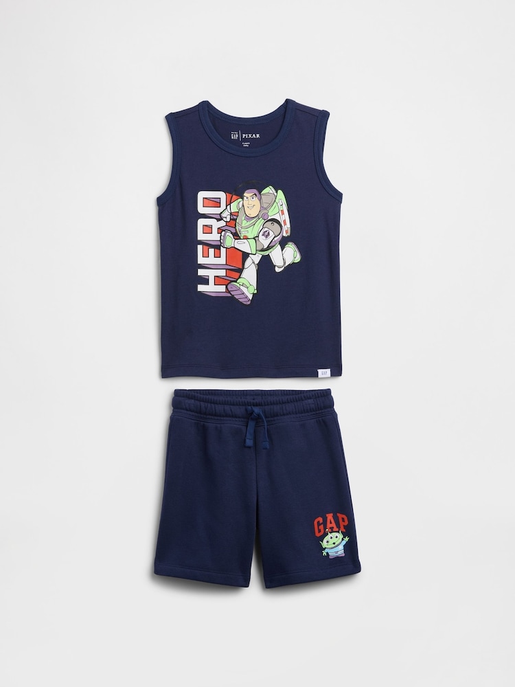 Gap Navy Buzz Lightyear Two-Piece Tank Top Outfit Set (6mths-5yrs) - Image 1 of 3 Gap Navy Buzz Lightyear Two-Piece Tank Top Outfit Set (6mths-5yrs) - Image 1 of 3
