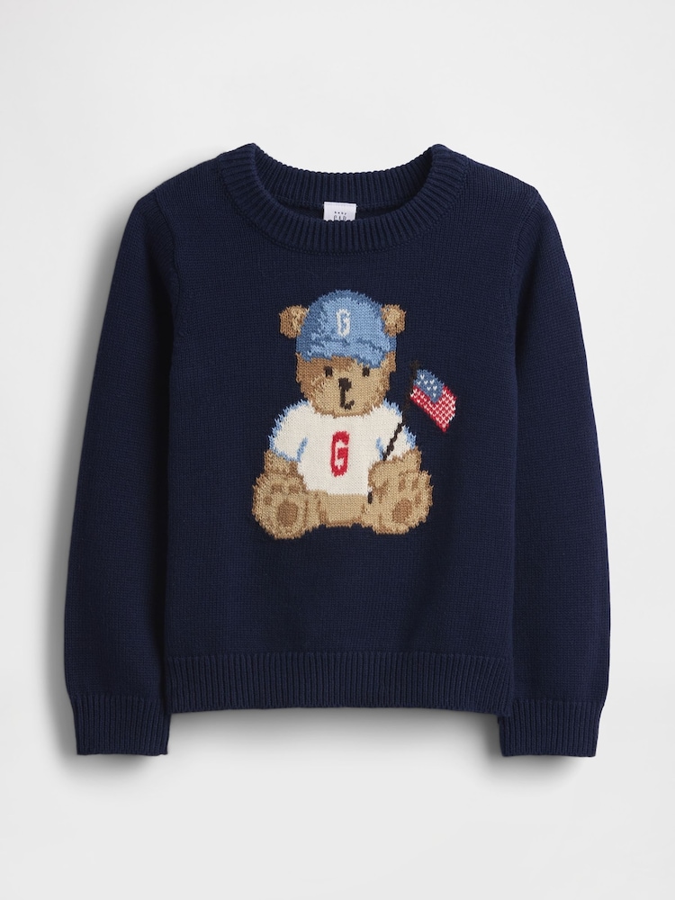 Gap Navy Brannan Bear American Jumper (6mths-5yrs) - Image 2 of 4