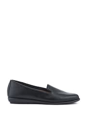 Pavers Black Flat-Soled Casual Slip-On Shoes - Image 2 of 6
