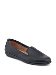 Pavers Black Flat-Soled Casual Slip-On Shoes - Image 3 of 6