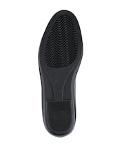 Pavers Black Flat-Soled Casual Slip-On Shoes - Image 5 of 6