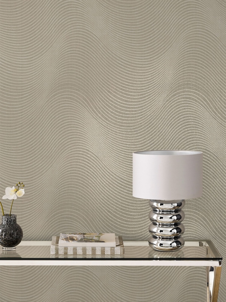 Cream Luxe Lucia A4 Wallpaper Sample - Image 5 of 5 Cream Luxe Lucia A4 Wallpaper Sample - Image 5 of 5